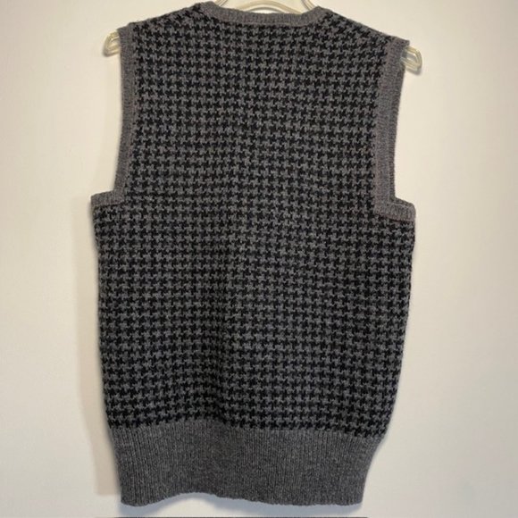 Jones New York Houndstooth Wool Vest - Vintage - Picture 8 of 16